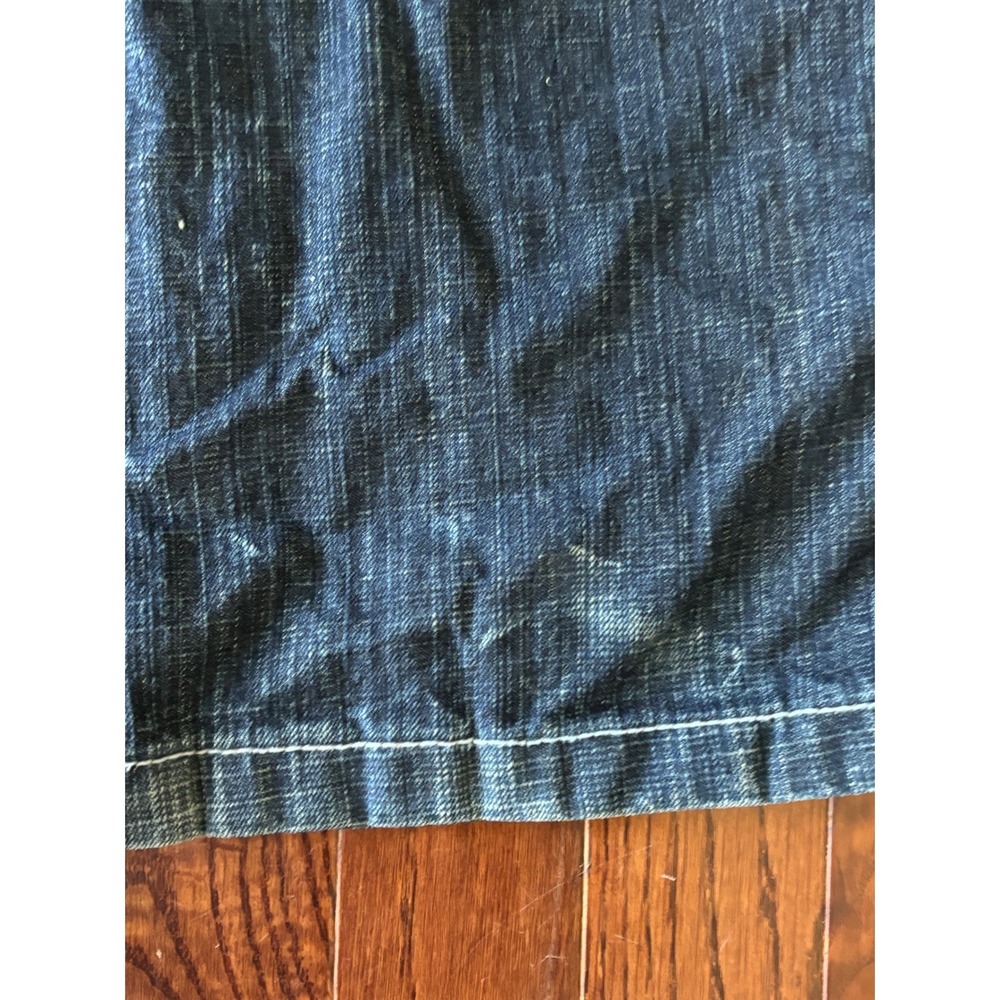 Vintage Southpole 4130 Baggy Wide Leg Jeans Mens 32x31 Dark Wash Y2K Skater - Picture 8 of 8